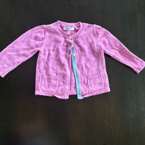 Baby Boden Pink Knit Cardigan - Picture 1 of 3